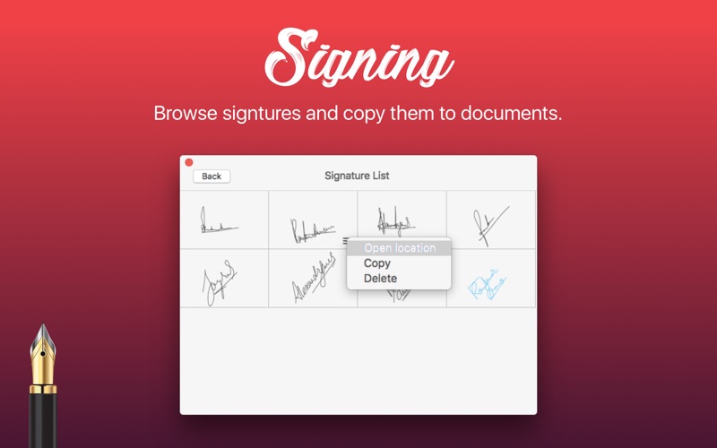 Screenshot #2 pour Signing - Digital Signature
