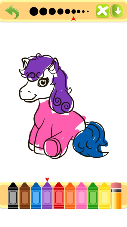 Pony Colouring and Painting Book screenshot-3