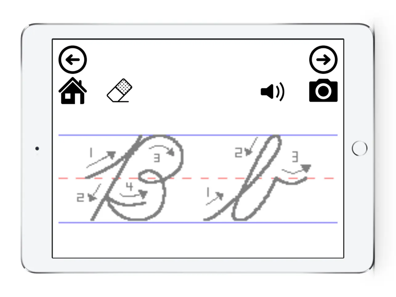 #2. CursivePracticeBook-iPad version- (iOS) Ved: Kiyoshi Koike
