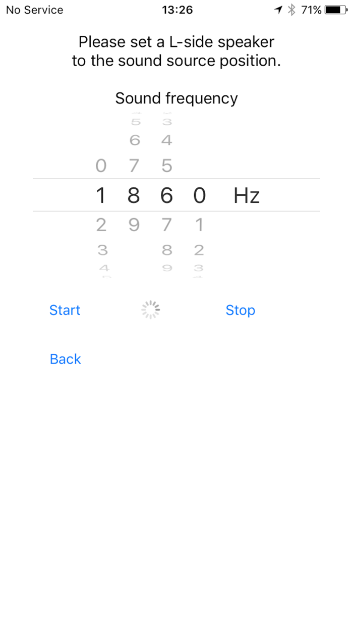 SoundPRuler measurment of sound wave propagation