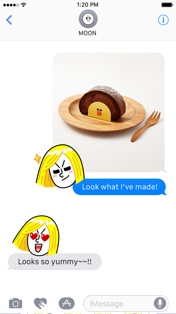 Narcissist JAMES Emoji - LINE FRIENDS