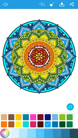 Game screenshot Mandala Coloring - For Adults apk