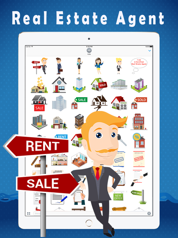 Screenshot #4 pour I Am A Real Estate Agent Sticker Emojis