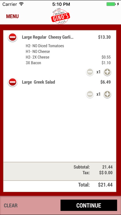 Original Gino’s Pizza screenshot-4