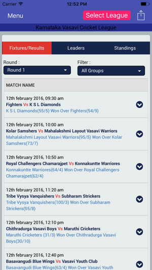 Karnataka Vasavi Sports League(圖4)-速報App