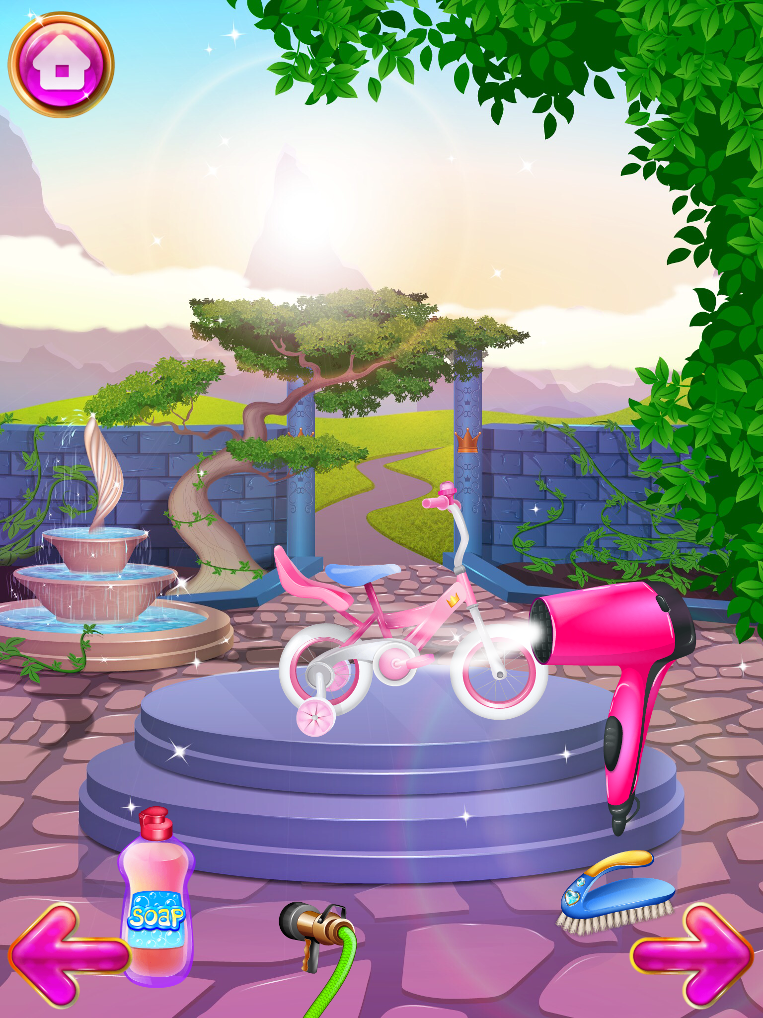 Clean the Princesses - Kids Games (Boys and Girls)