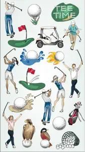 Golf Stickers & Emojis screenshot #1 for iPhone