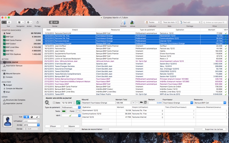 Screenshot #2 pour BudgetInMind Lite