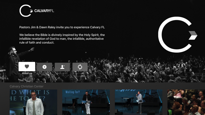 Screenshot #1 pour CalvaryFL TV