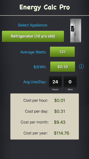 Energy Calc Pro - Appliance Energy Cost Calculator(圖1)-速報App