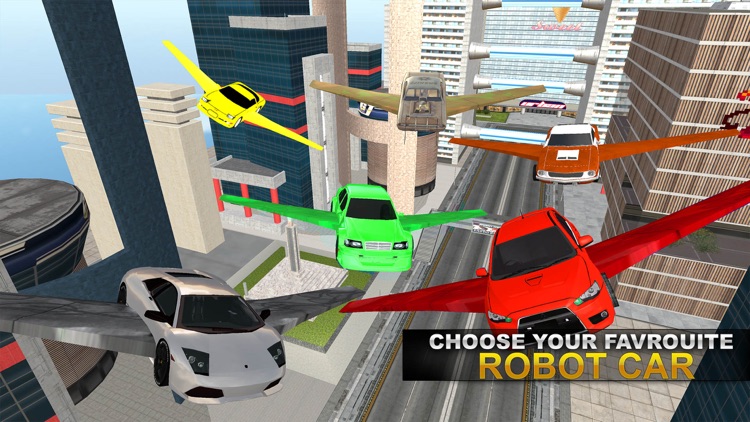 Real Flying Airplane Car: Futuristic War Jet Pilot screenshot-4
