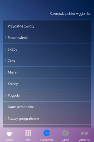 Rozmówki polsko-węgierskie screenshot 2
