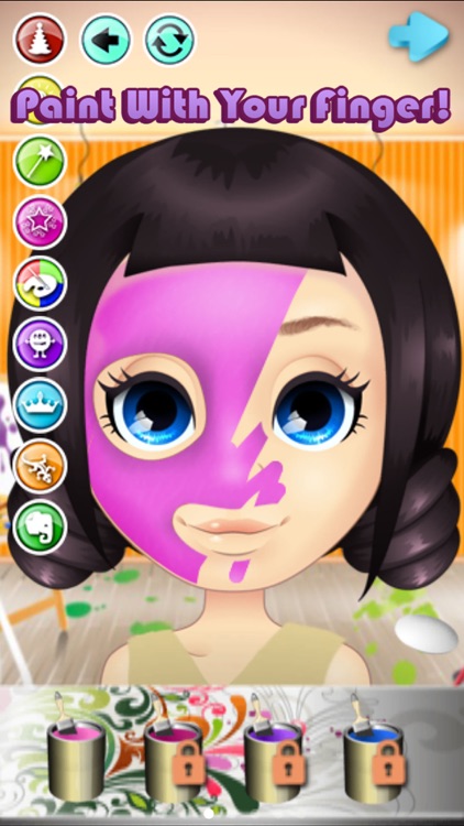 Finger Face Paint - Salon Game