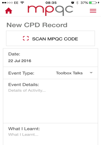 MPQC CPD screenshot 4