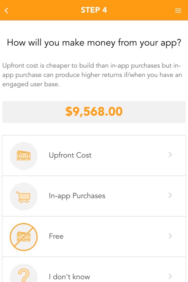 Estimapp – How Much to Make an App? screenshot 2