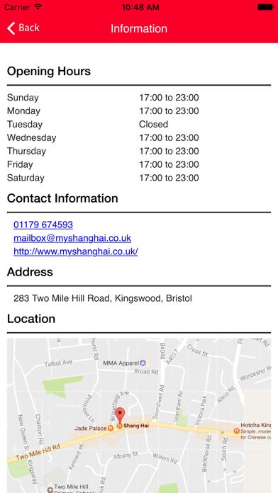 Screenshot #3 pour Shanghai Chinese Takeaway