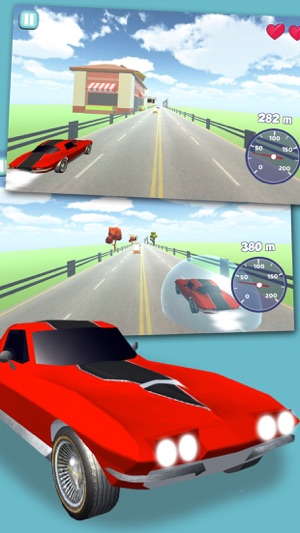 Turbo Cars 3D - Dodge Game of Avoid Car Obstacles(圖1)-速報App