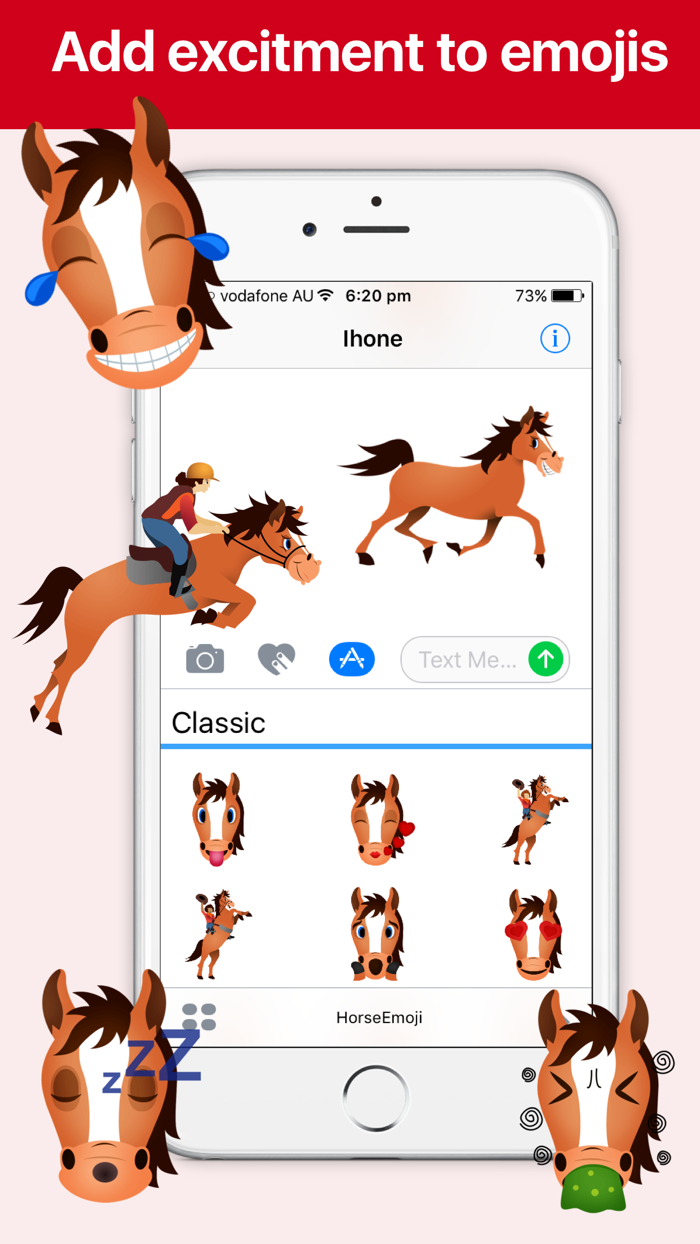 Horse Emoji - Fun Mojis  Stickers