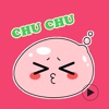 Pink Min Sticker - Cute Balloons Emoji GIF