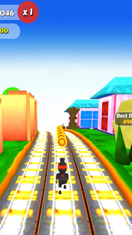Subway Ninja Gold Run screenshot-3