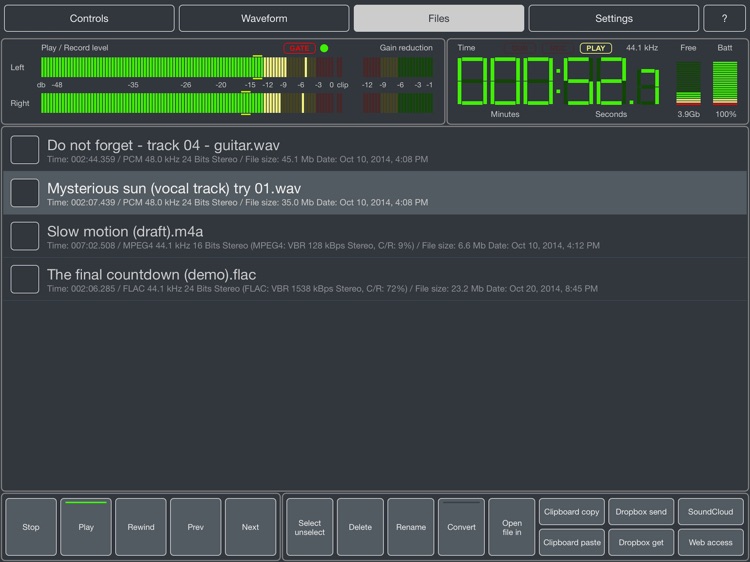 Master Record - Tape simulation recorder & effects