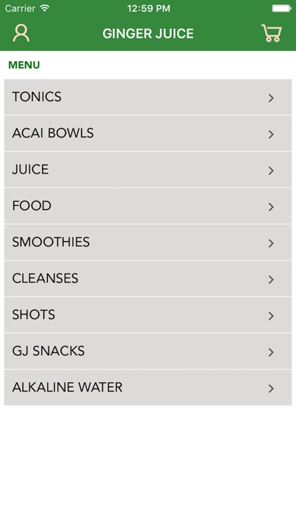 Ginger Juice Ordering