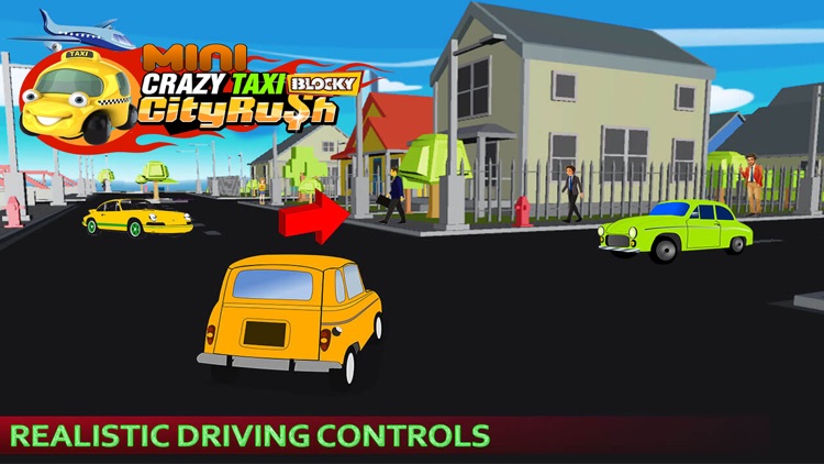 Mini Crazy Taxi Driver - Blocky Pixel City Rush