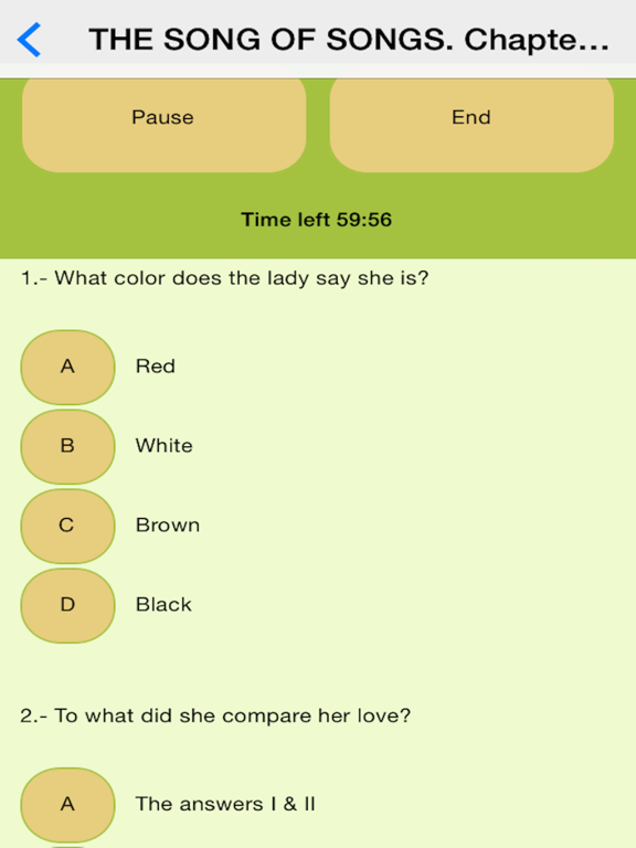 Learning the Bible iPad screenshot 4 - Education app