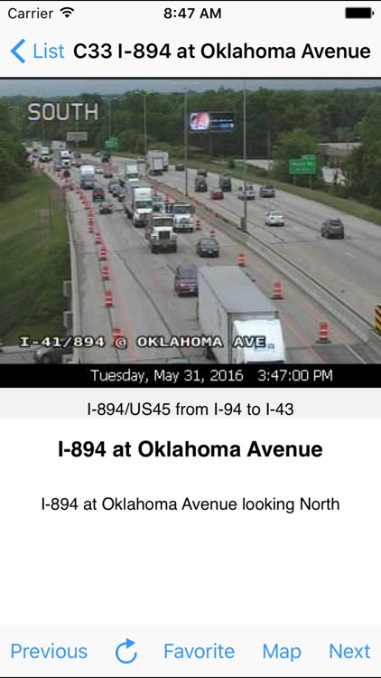 Milwaukee Traffic Cam +Map