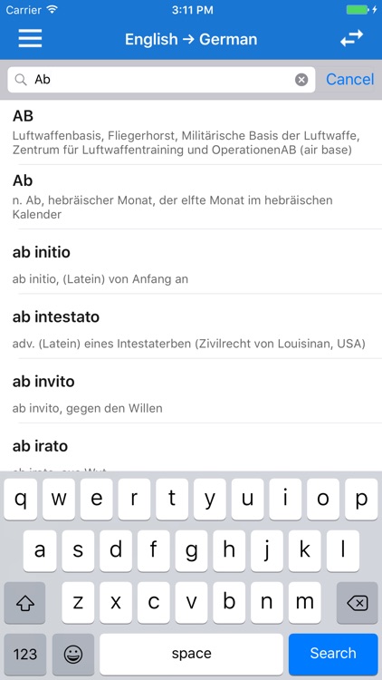 English German Dictionary Offline & Pronunciation