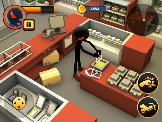 Criminal Stickman Escape 3D iPad app afbeelding 1