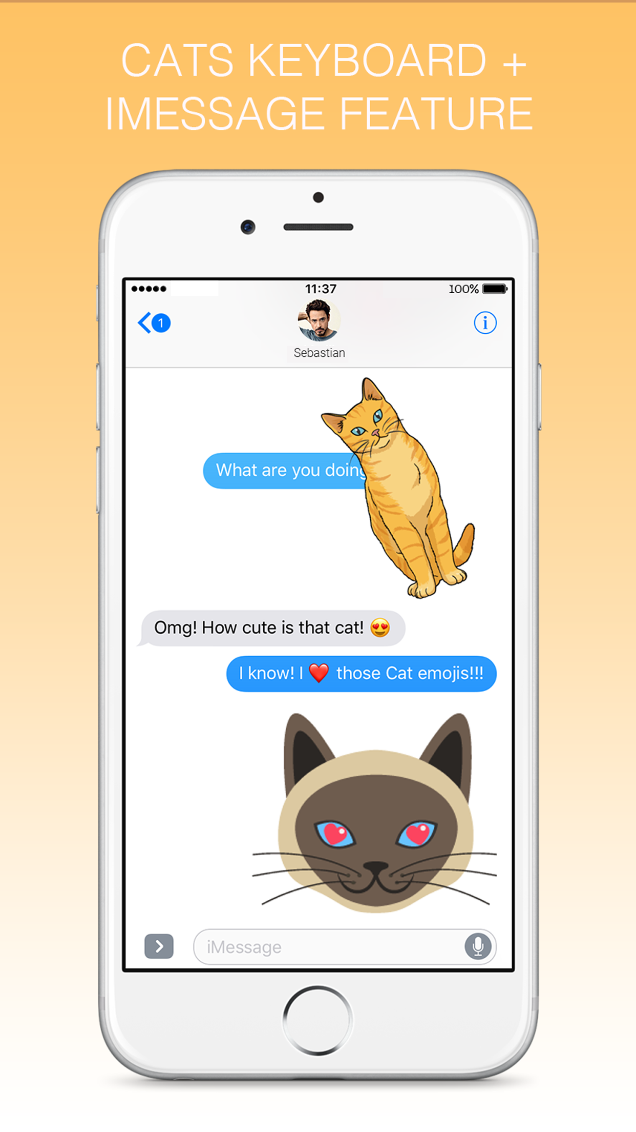 Cats - emoji sticker pack for cat lovers