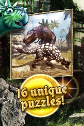 Dinosaurs walking with fun 3D puzzle game in HDのおすすめ画像1