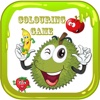 Mix Delicious Fruit Salad Durian Colouring Books