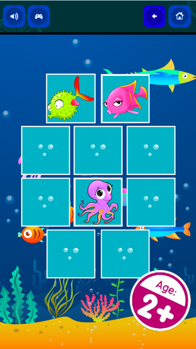Screenshot #3 pour Matching Card - Underwater Adventures