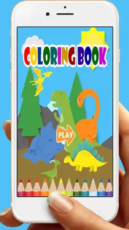 Game screenshot Книжки-раскраски Динозавры Игры для детей mod apk