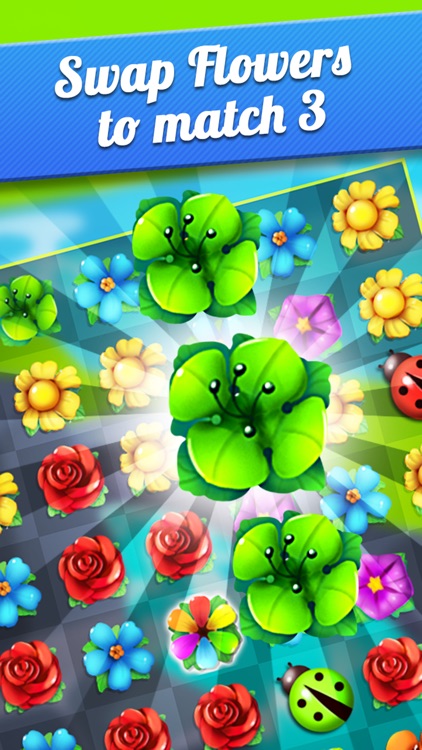 Flower Crush - Match 3 & Blast Garden to Bloom!