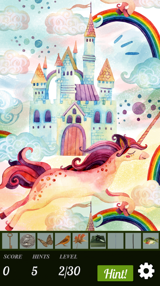 #5. Hidden Object - Unicorns Illustrated (iOS) 由: Difference Games