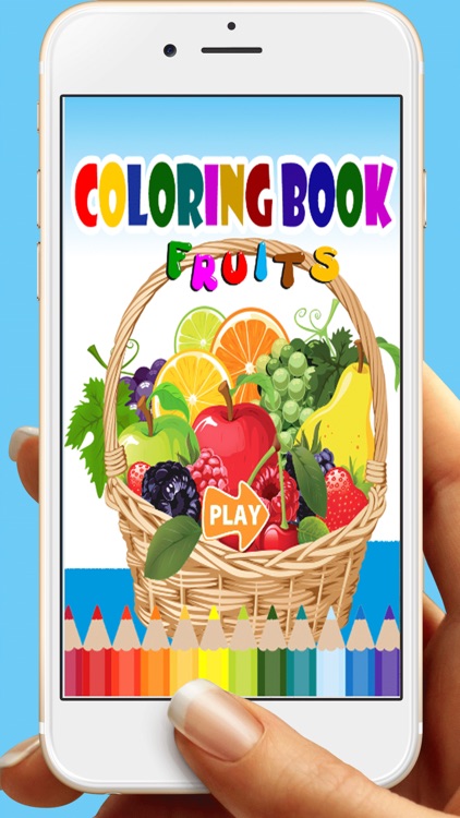 Printable Fruits Coloring Book For Kids