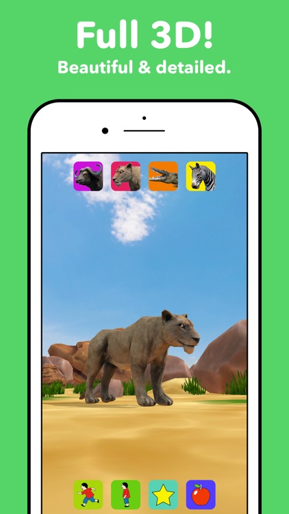 Zebra Safari Animals - Kids Game for 1-8 years old