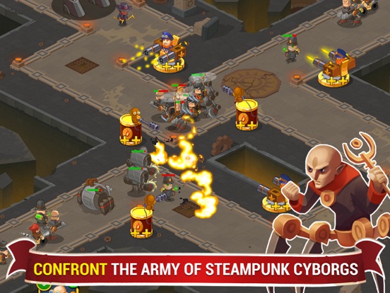 Screenshot #4 pour Steampunk 2 Tower Defense