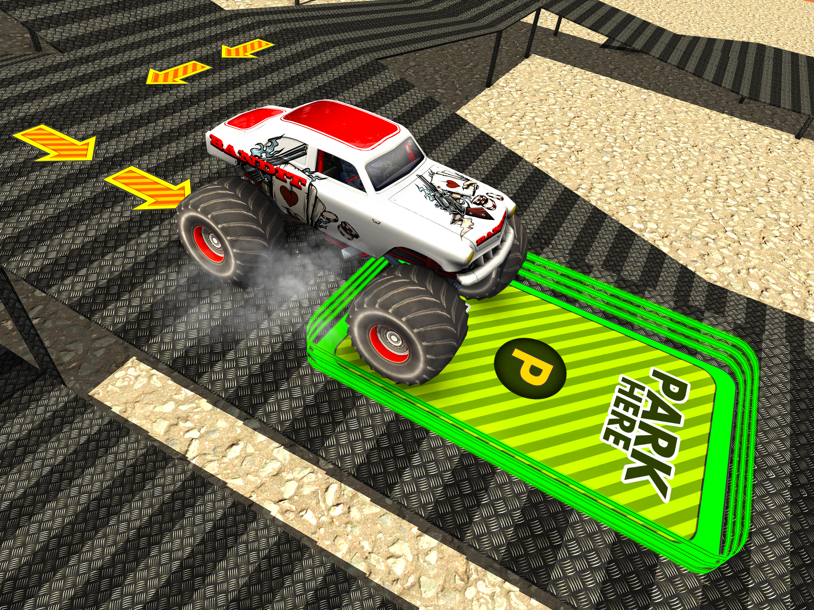 City Climb Monster Truck Hard Parking Simulator 3D screenshot 9