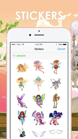 Game screenshot FairyTale Sticker Emoji Themes by ChatStick mod apk