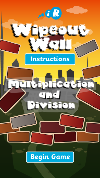 Wipeout Wall (Multiplication & Division)のおすすめ画像1