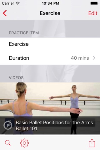 InfiniteBallet Practice Planner screenshot 3