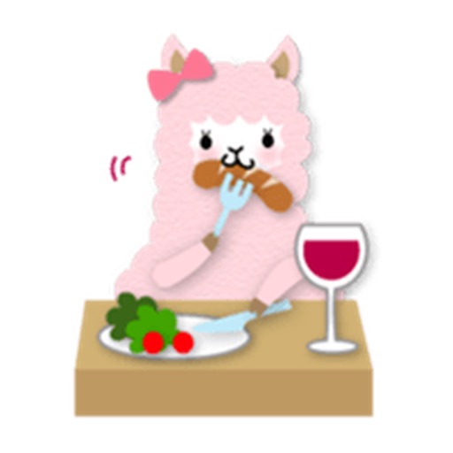 Adorable Alpaca Emoji Sticker icon