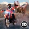 Explore amazingly huge prehistoric dino park being super brutal biker and driving fantastic motor bike