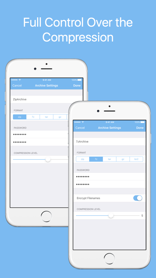 #1. Archiver - Tool for work with archives (iOS) بواسطة: LTD DevelSoftware