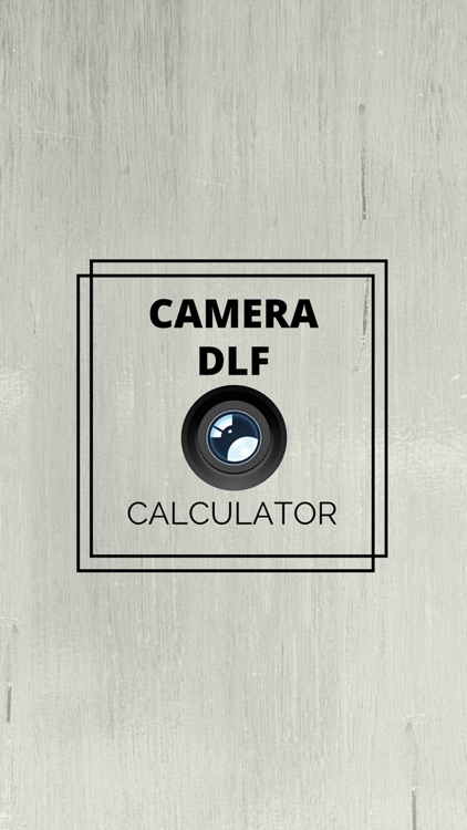 Camera DOF Calculator