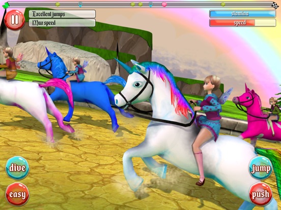 Ultimate Unicorn Dash 3D iPad screenshot 1 - Games app